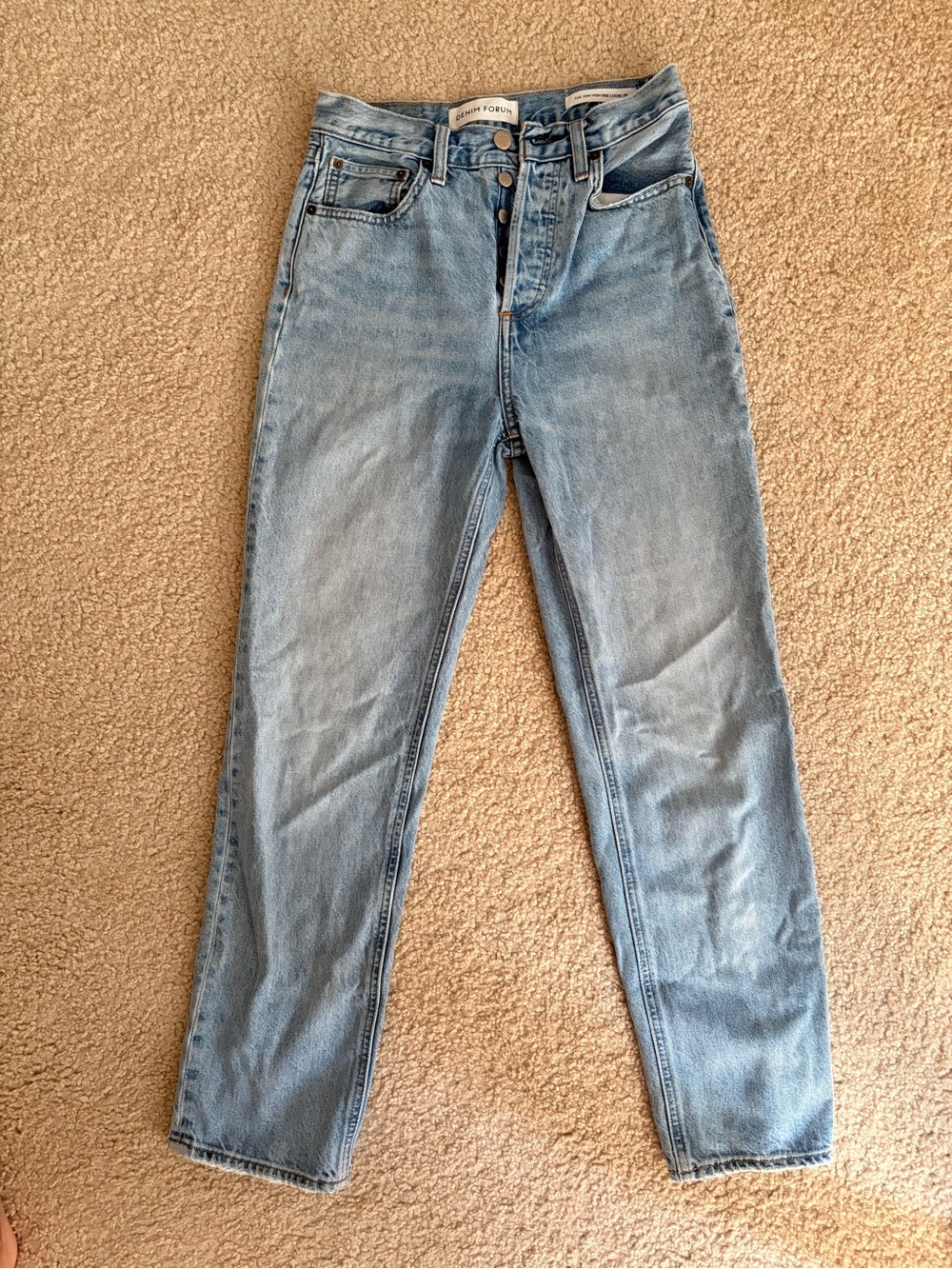 Denim Forum High-Rise Light Blue Women’s Jeans